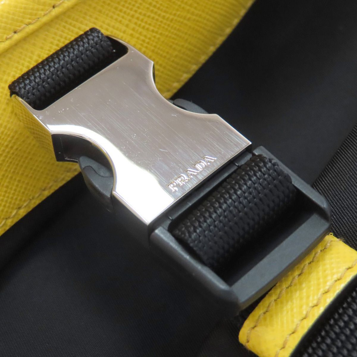 PRADA プラダ 2NH011 ロゴ金具 クラッチバッグ ナイロン レディース
