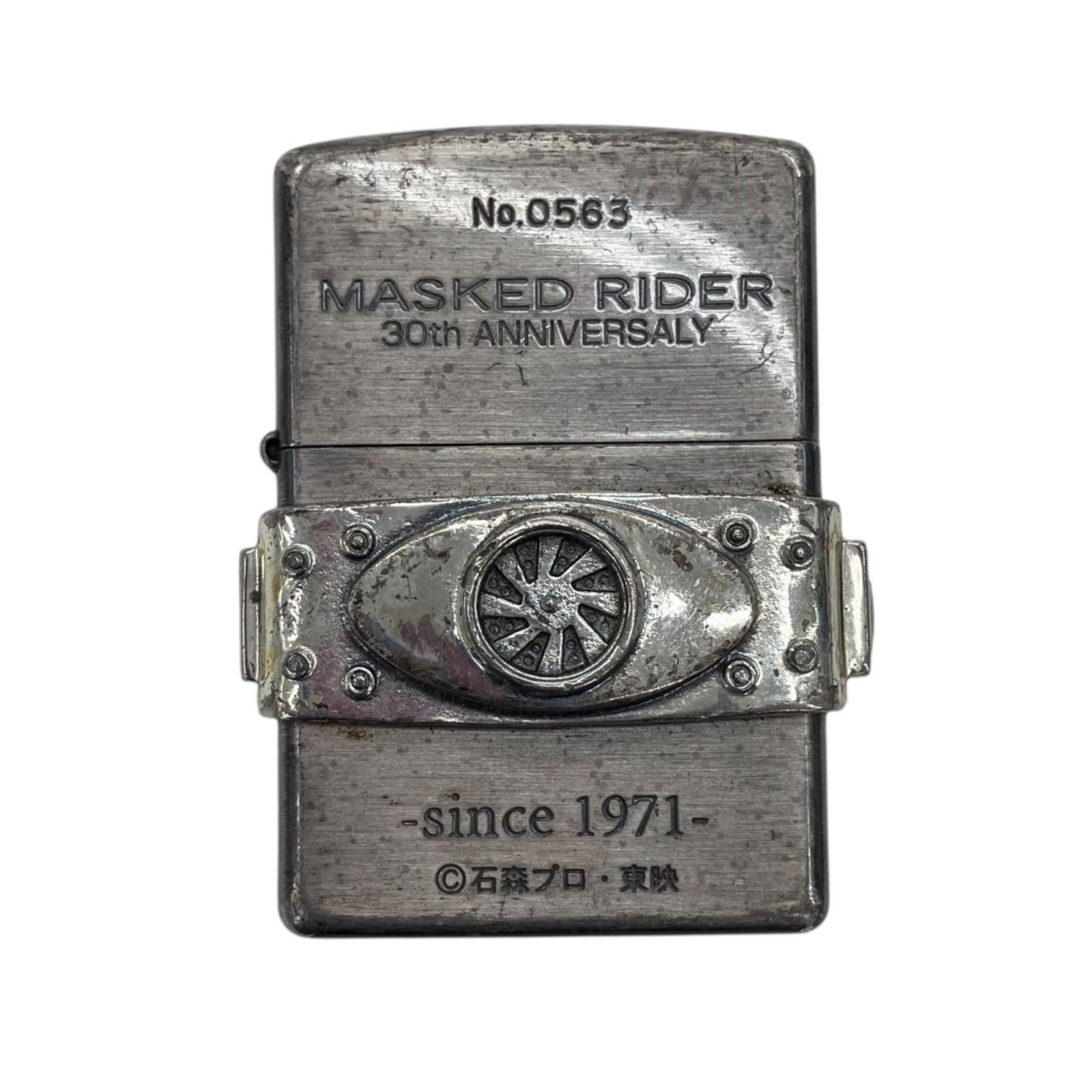 zippo 仮面ライダー MASKED RIDER 30th ベルトメタル 2001年製造