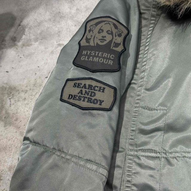 HYSTERIC GLAMOUR PRIMALOFT N-3B JACKET SIZE-S 0293AC01