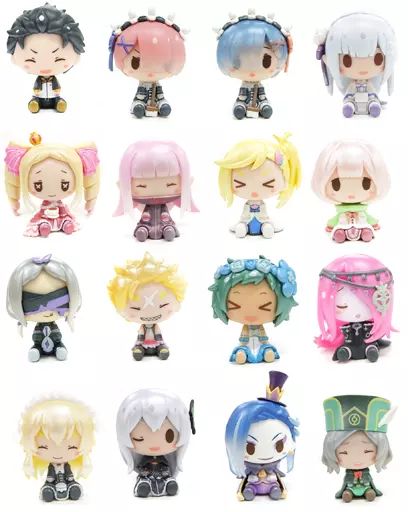 トレーディングフィギュア 全16種セット ちょこのっこ フィギュア 一番くじ Re ゼロから始める異世界生活～冬に舞い降りた少女たち～ G賞