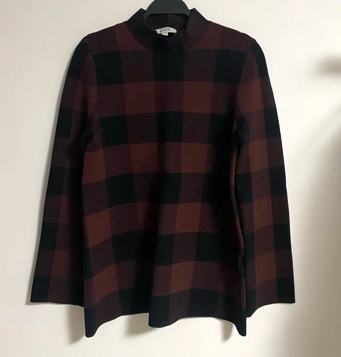 コス ブラウン ジャカード ニット セットアップ XS