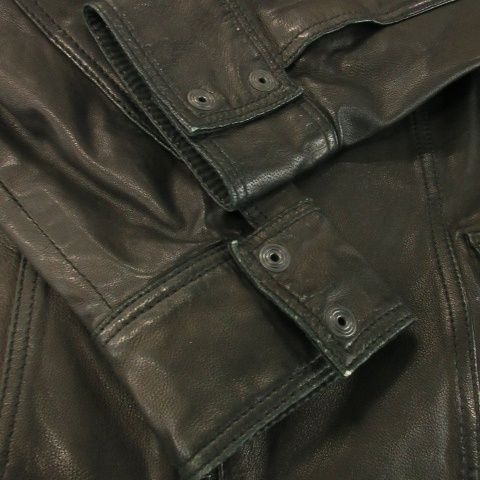 ディーゼル革ジャン ディーゼル DIESEL ライダース レザージャケット 羊革 本革 ラム