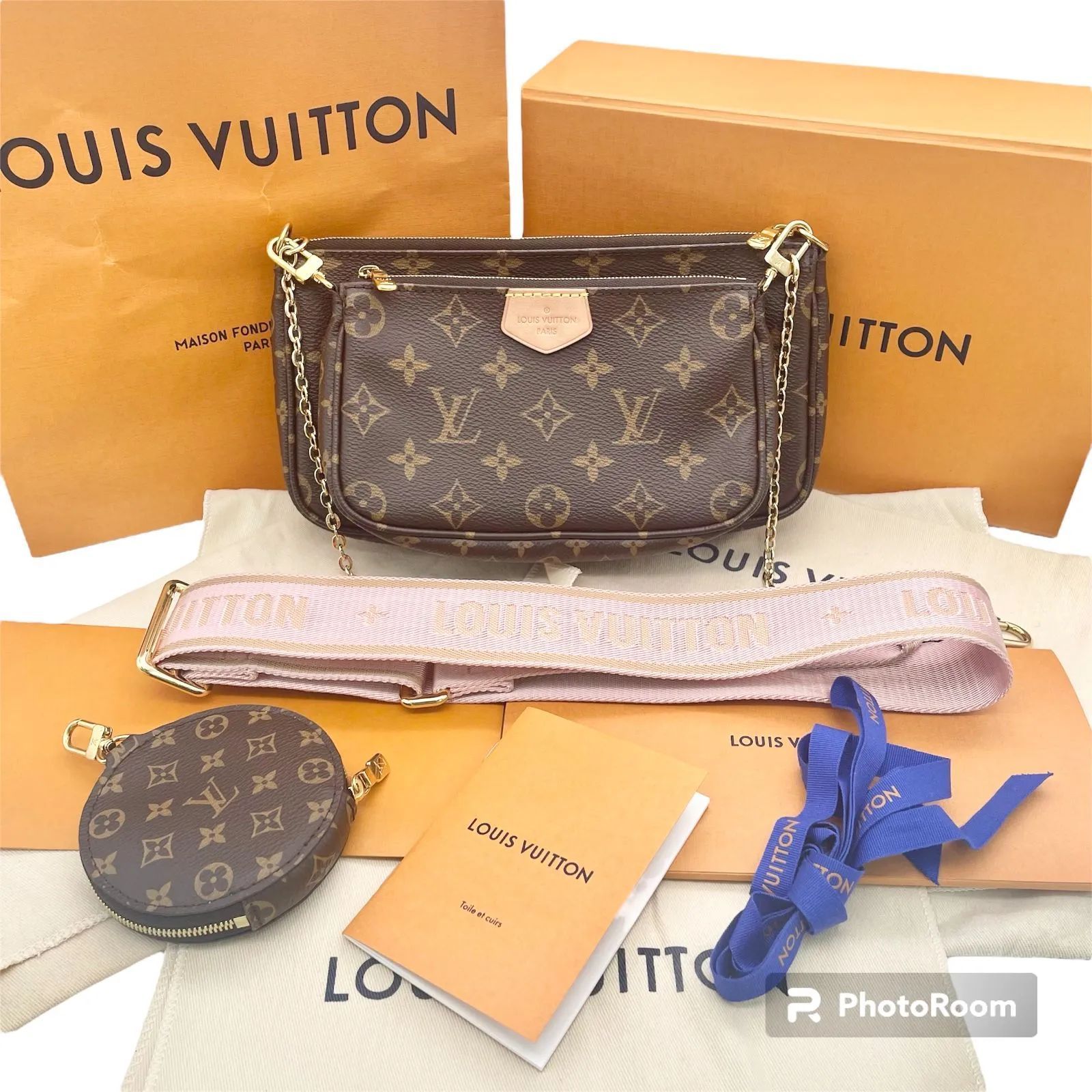 C様専用】新品同様 LOUIS VUITTON モノグラム ミュルティ ポシェット 