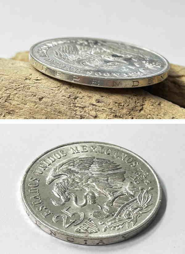 coin-71 メキシコ オリンピック記念銀貨 25 ペソ 1968年 コイン 銀72％ コンチョ クラフト材料