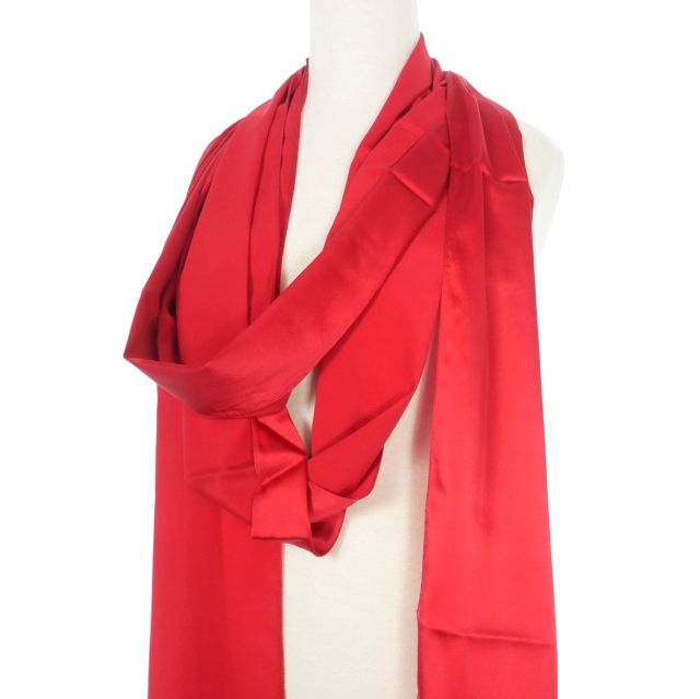 メゾンマルジェラ Maison Margiela 21SS 白タグ シルク ロングストール