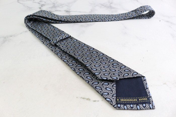 2684 エルメネジルドゼニア ネクタイ 総柄 高級ブランド】Ermenegildo Zegna エルメネジルドゼニア