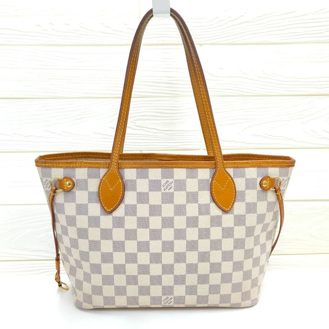 【人気 廃盤 外観美品】LOUIS VUITTON  ルイヴィトン  ネヴァーフルPM トートバッグ ダミエアズール N51110  （SNA）02405220030011AH