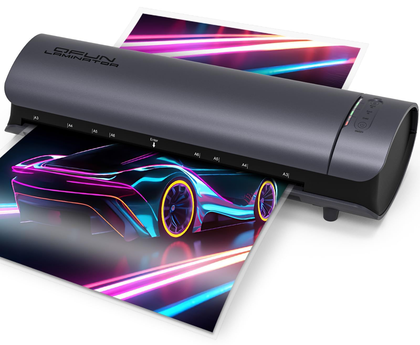 SL999 ラミネーター A3 A4対応 【2024年最新アップデート】ラミネート機械 75~150μm対応 60sウォームアップ ラミネートフィルム30枚付き 裁断機 角取り付属 コンパクト ABS機能 冷/熱モード付き 2時