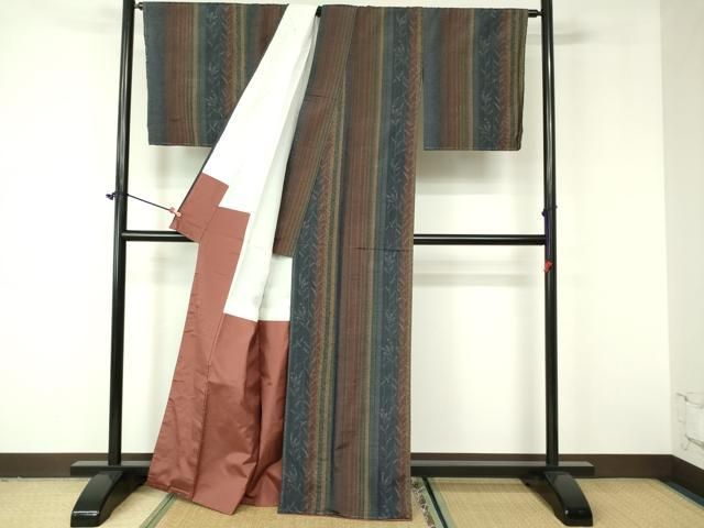 平和屋野田店■上質な紬　花菱文　ロング丈　逸品　未使用　BAAH9482jx 2025年最新平和屋の人気アイテム - メルカリ