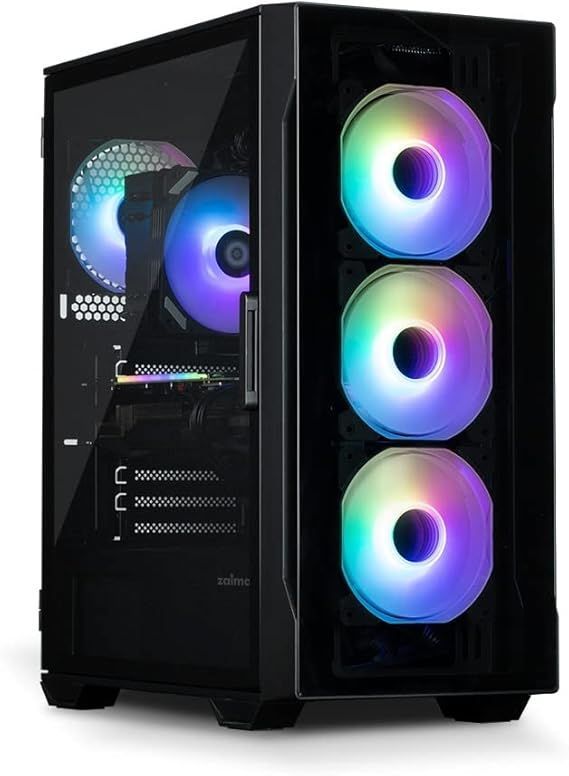 ZALMAN i3 NEO TG Black ミドルタワー型PCケース フロント強化ガラスパネル CS8681