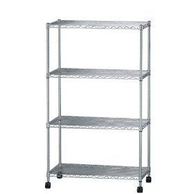 【新品・5営業日で発送】IRISOHYAMA アイリスオーヤマ メタルシェルフ SEM-7512 クロムメッキ 547559／SEM-7512 1台