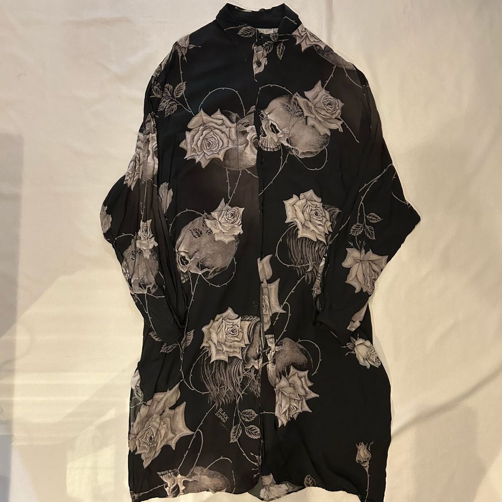 BLACKScandal ヨウジヤマモト 18SS スカルローズ パンツ STAFF STYLING