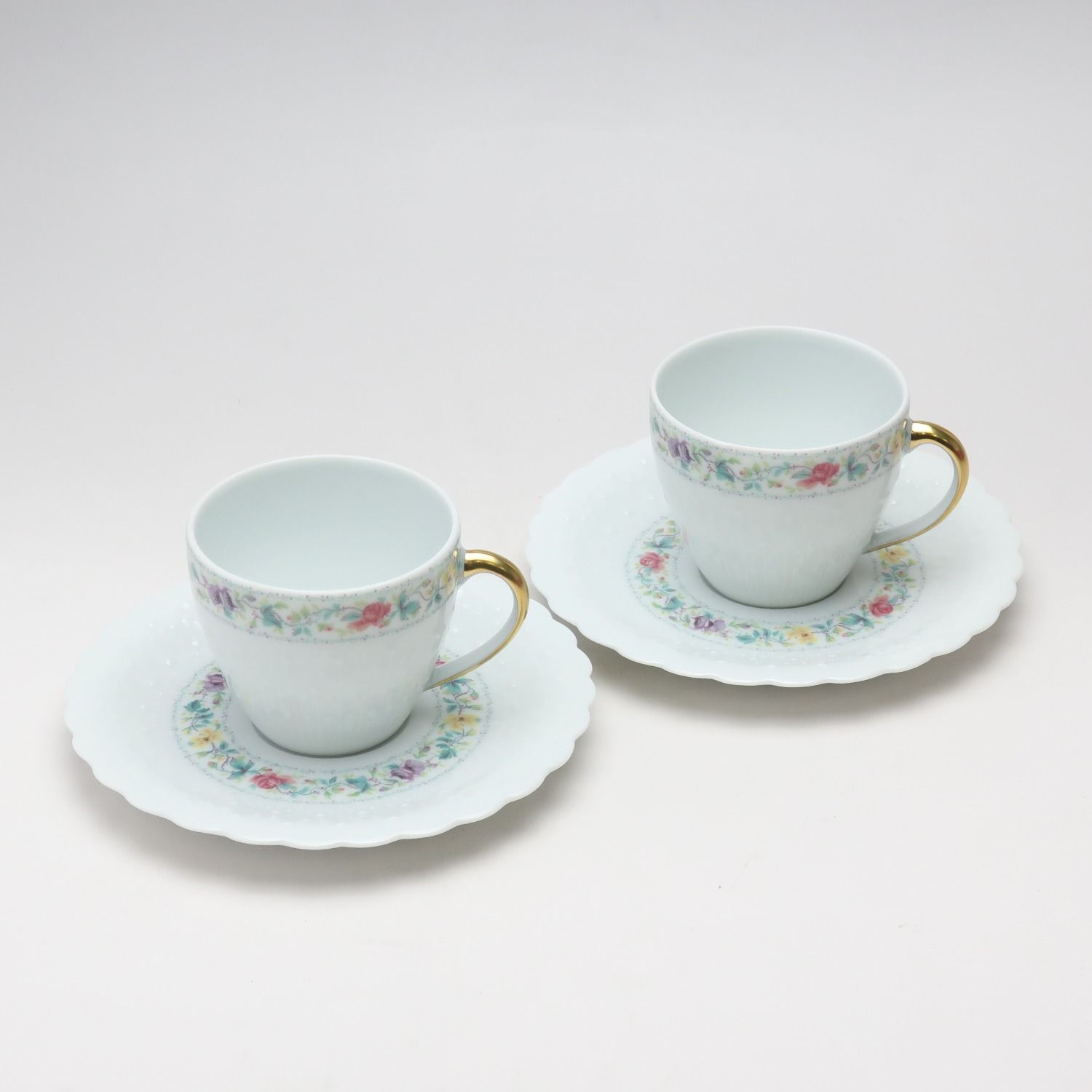 Limoges ティーカップ&ソーサー6客組-