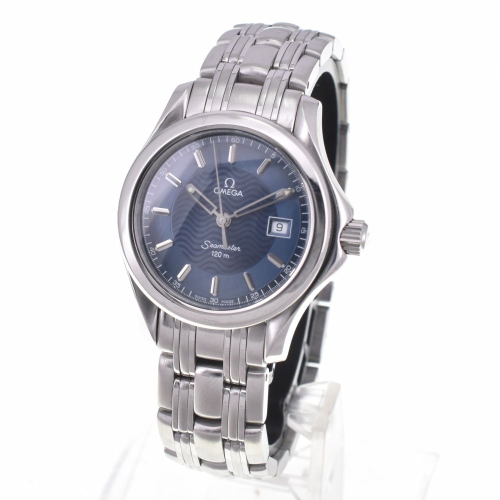 オメガ OMEGA 2581.81 シーマスター 120M デイト クォーツ レディース L 142951
