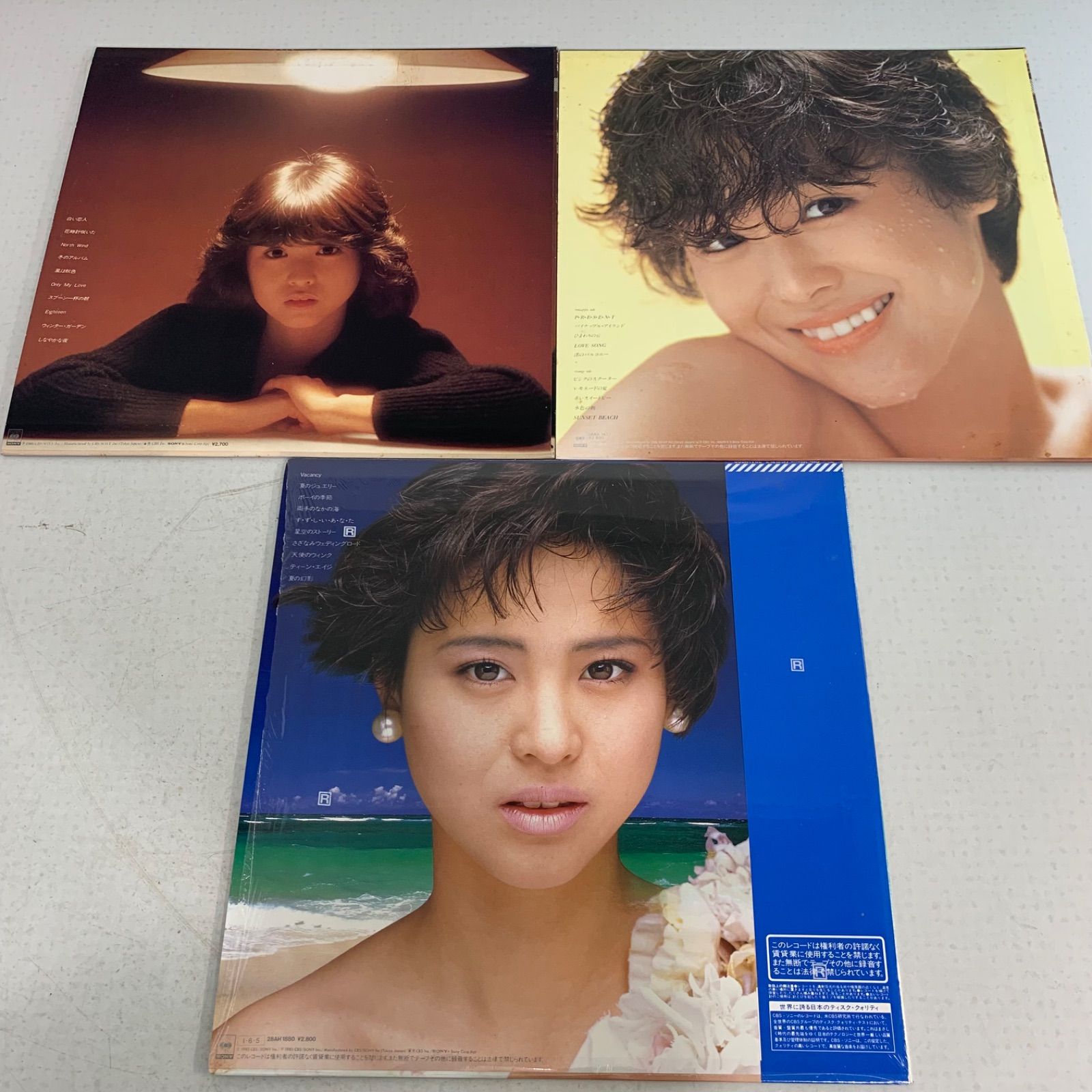 レコード 松田聖子 スコール SQUALL マスター・サウンド master sound