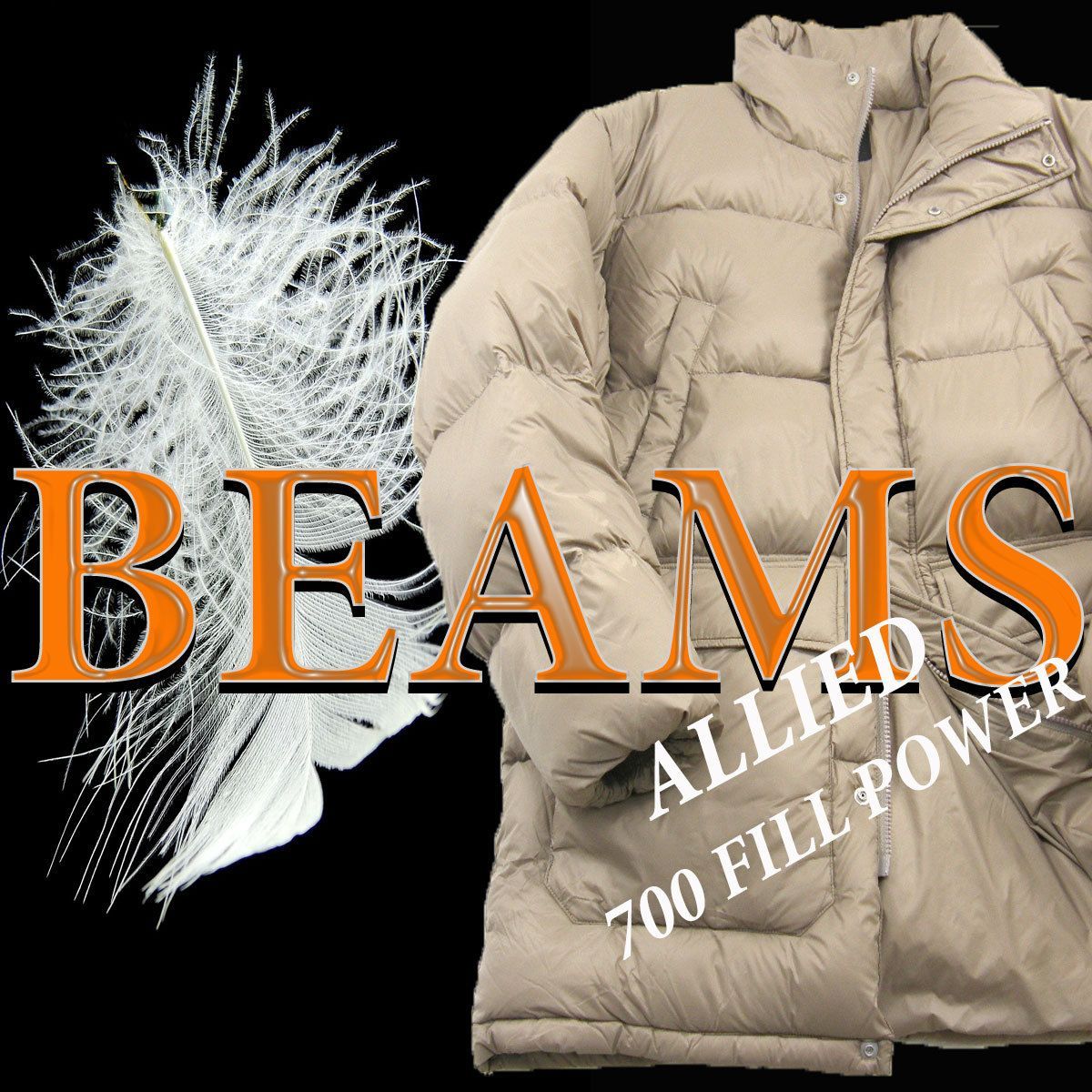 新品】 BEAMS × ALLIED FEATHER + DOWN ／ ビームス × アライド 