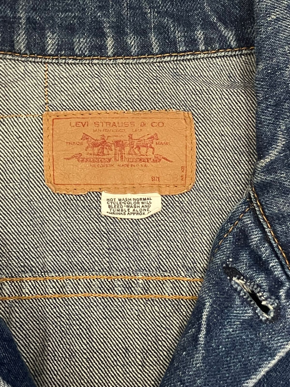 リーバイス Levi's 70's 70s 70505 ケアタグ ボタン裏529刻印