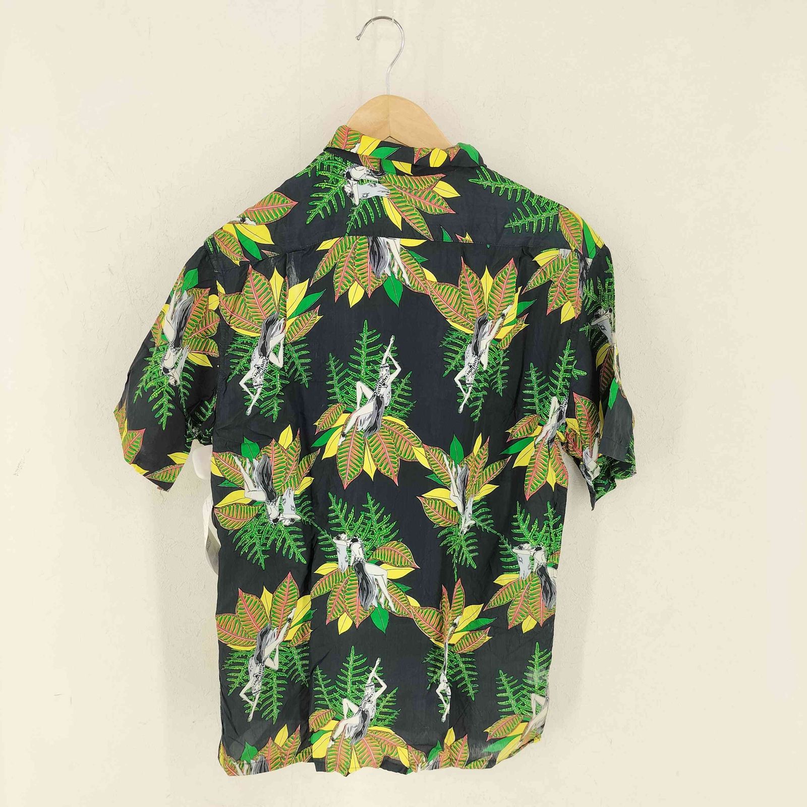 ユーズドフルギ 古着 PHERROW S 総柄アロハシャツ メンズ import M