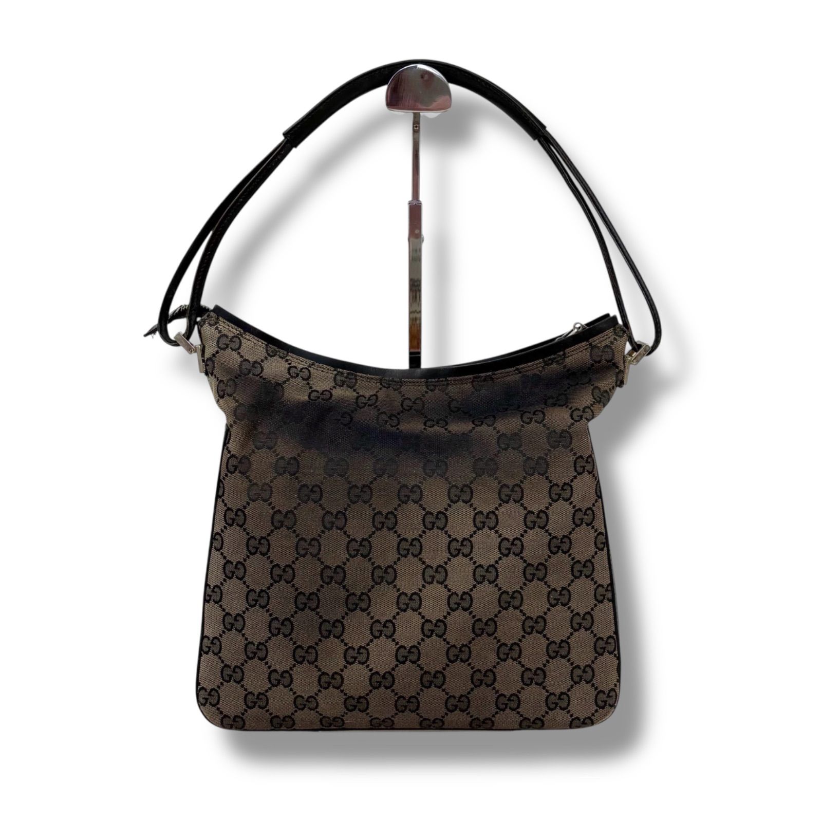 グッチ GUCCI ワンショルダーバッグ GGキャンバス ナイロン レザー 