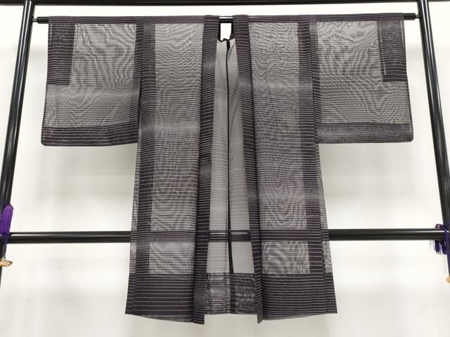 平和屋着物■極上　長羽織　縞　羽織紐付き　逸品　DZAA9112kh5 平和屋着物□極上 長羽織 縞 羽織紐付き 逸品 DZAA9112kh5 装道美容