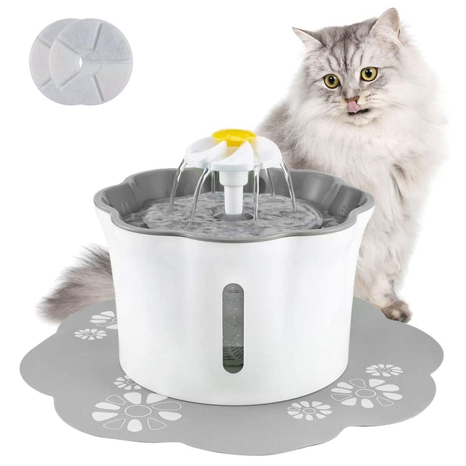 自動給水器 猫 中小型犬用 水飲み器 3.5L大容量 ペット 給水器  静音