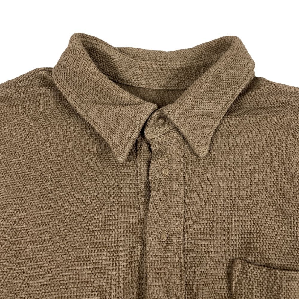 テンダーロインMOSS STITCH POLO KHAKI M 新品 TENDERLOIN テンダーロイン MOSS STITCH POLO モス ステッチ