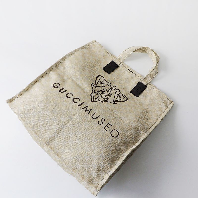 GUCCI GUCCIMUSEO トートバッグ ベージュ キャンバス