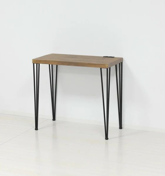 送料無料 アートデスク2点セット コンセント付 ヴィンテージブラウンリモートワーク 新生活 デスク チェア おしゃれ