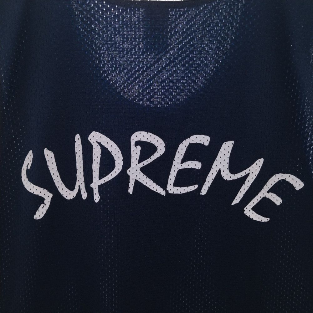 SUPREME (シュプリーム) 23SS Mustang Reversible Basketball Jersey  マスタングプリントリバーシブルバスケットジャージ ネイビー カットソー/タンクトップ