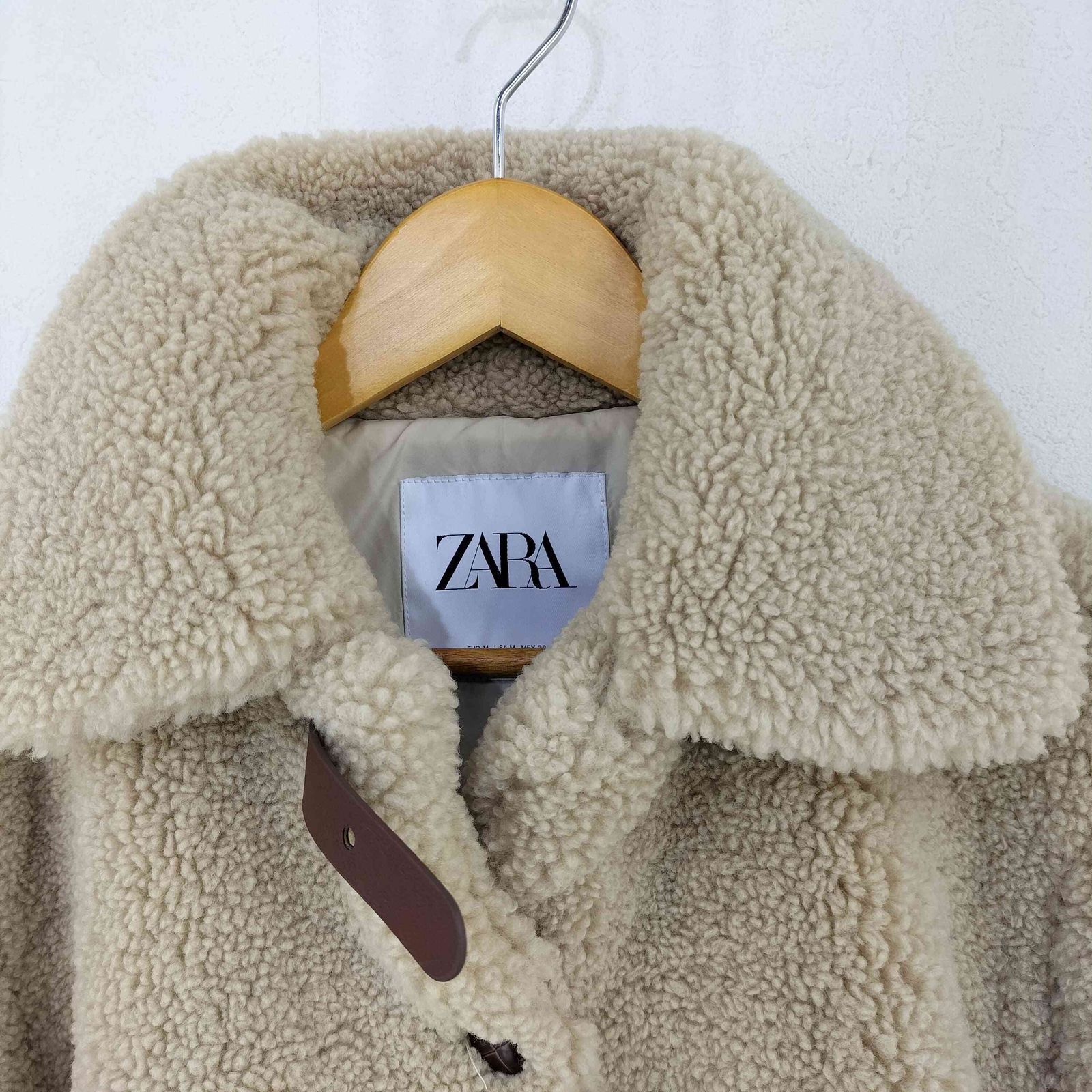 新品未使用　25000円定価ZARAボアジャンパー ザラ ZARA ボアジャケット レディース import：M - メルカリ