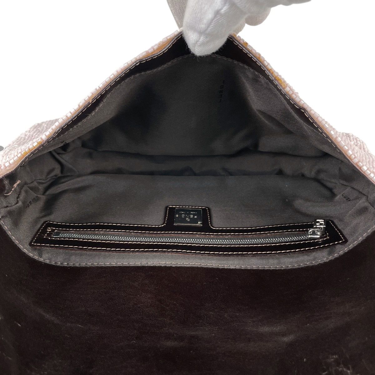 【中古品】FENDI フェンディ マンマバケットショルダーバッグ ハンドバッグ フェンディ FENDI ズッカロゴ マンマバゲット ハンドバッグ ワン
