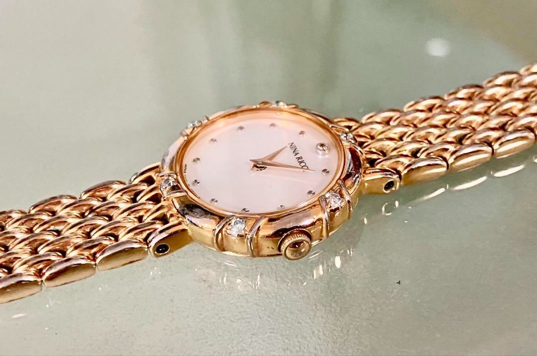 石付き シェル文字盤