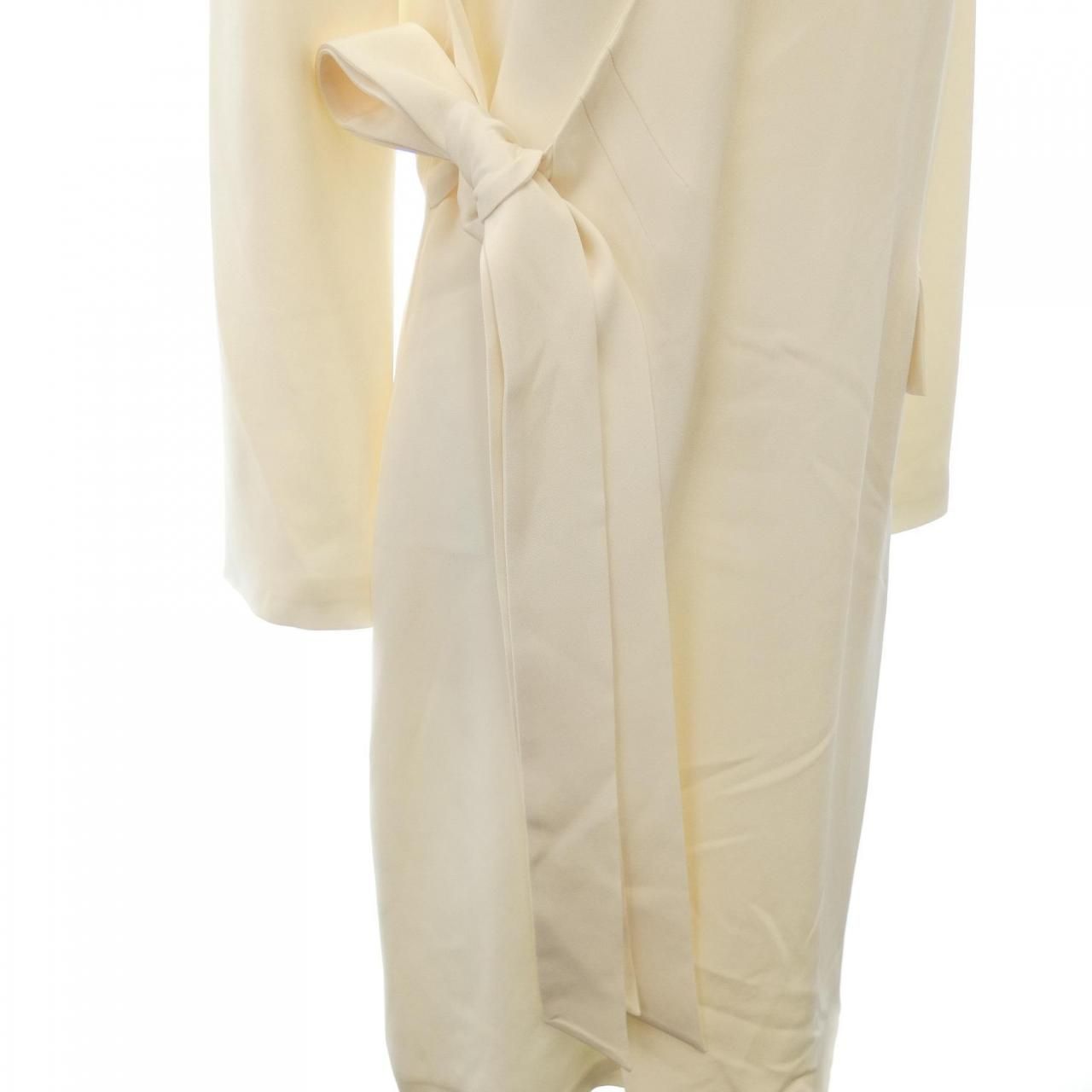 PARTOW コレクション ワンピース PARTOW フェイクラップ シルクドレス  