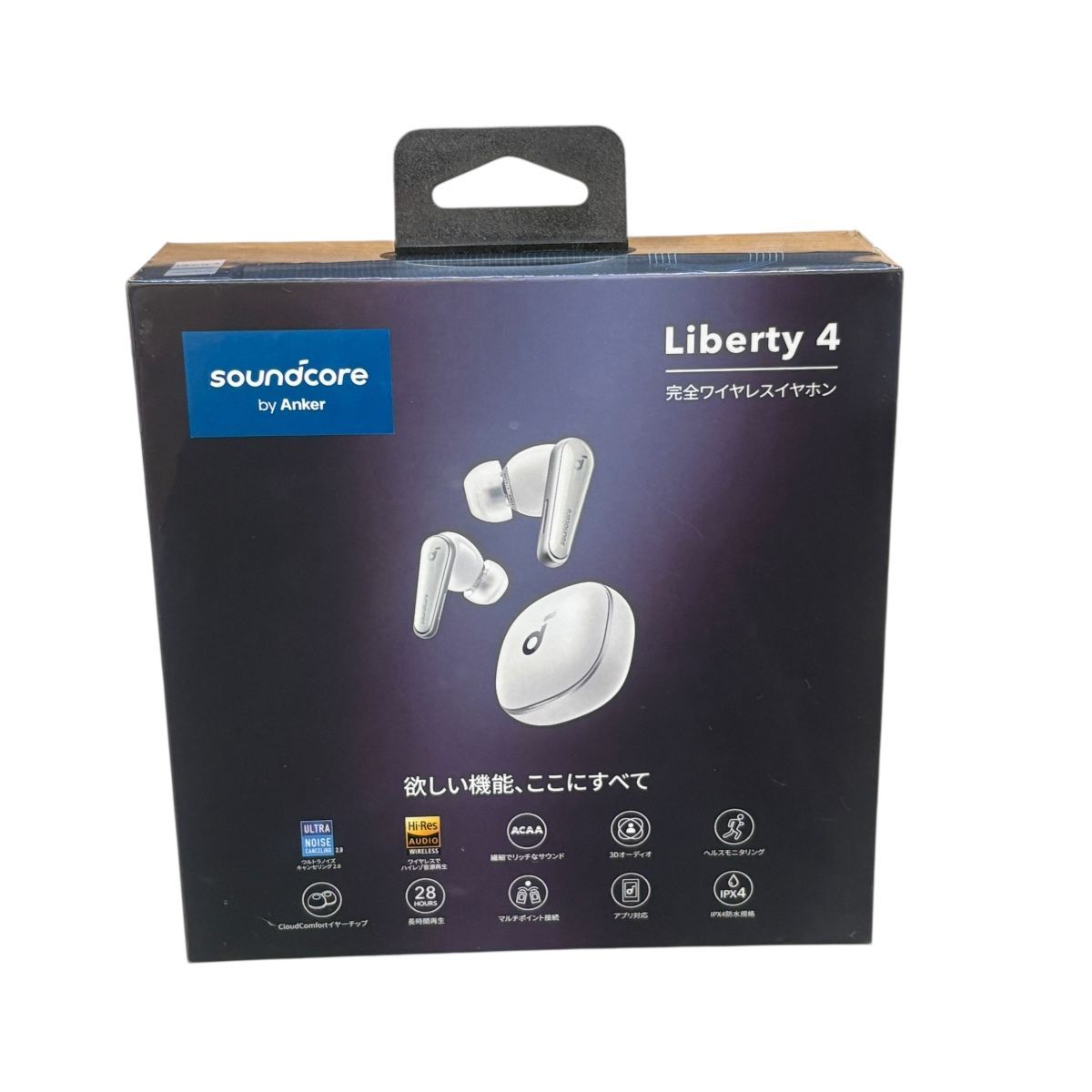 ♪3275 未開封 ♥ Anker アンカー Soundcore Liberty 4 完全ワイレスイヤホン クラウドホワイト