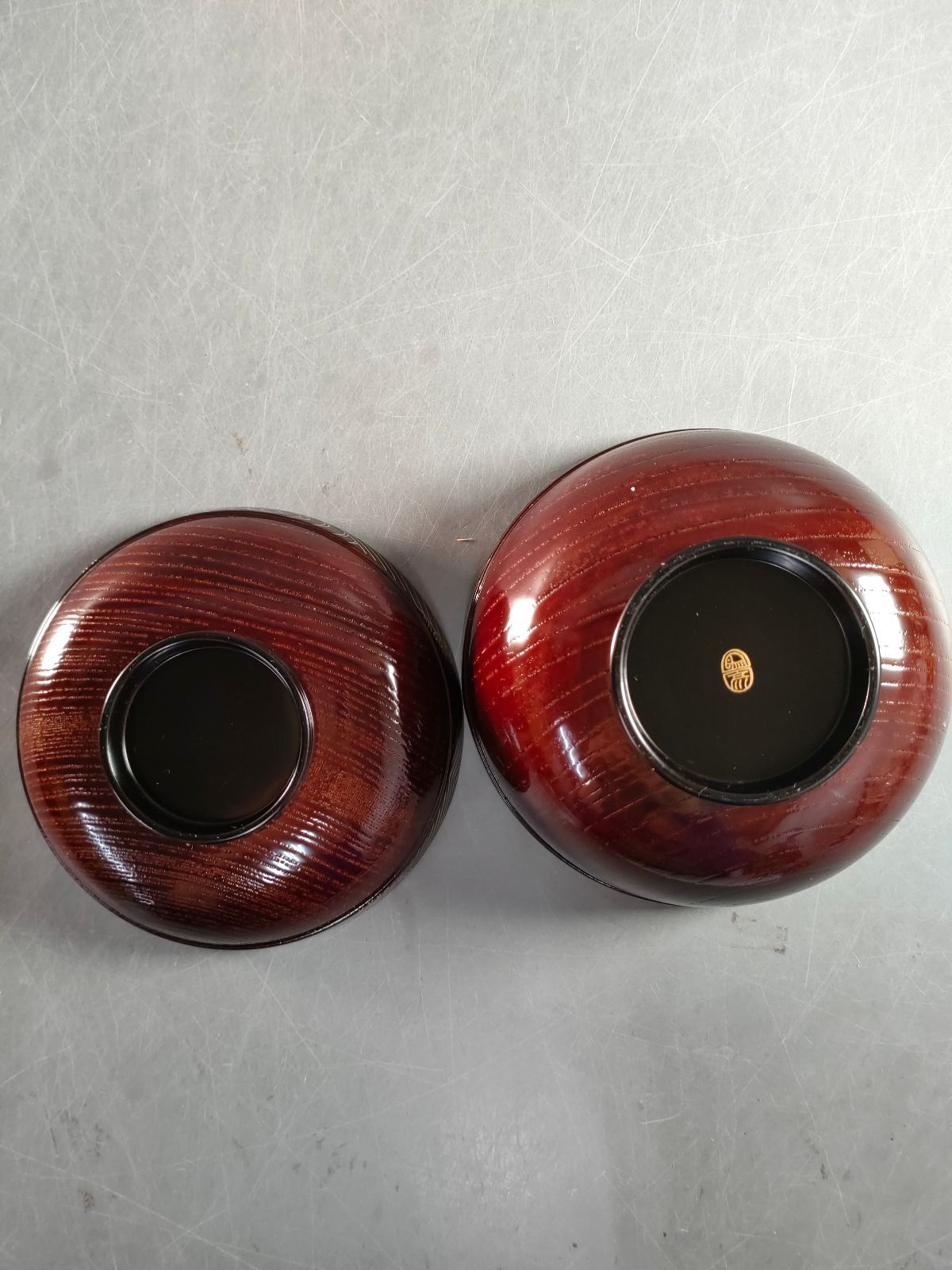 S7-1/木製漆塗/平安象彦 造/吸物椀5客/蓋付碗/和食器/懐石道具/ - メルカリ