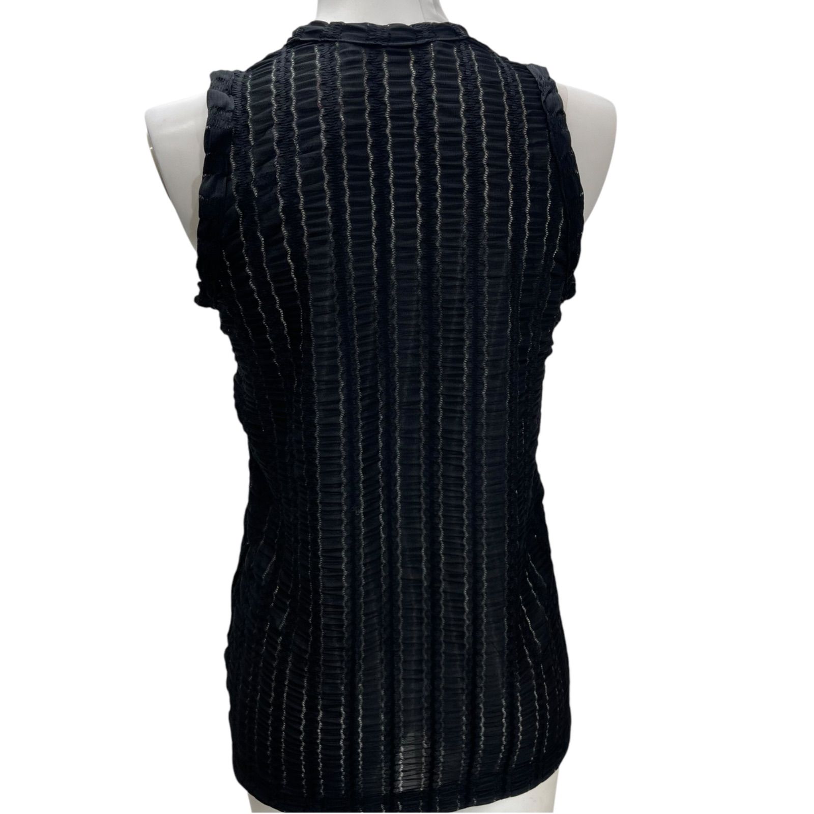 美品 コムデギャルソン COMME des GARCONS シアー タンクトップ 