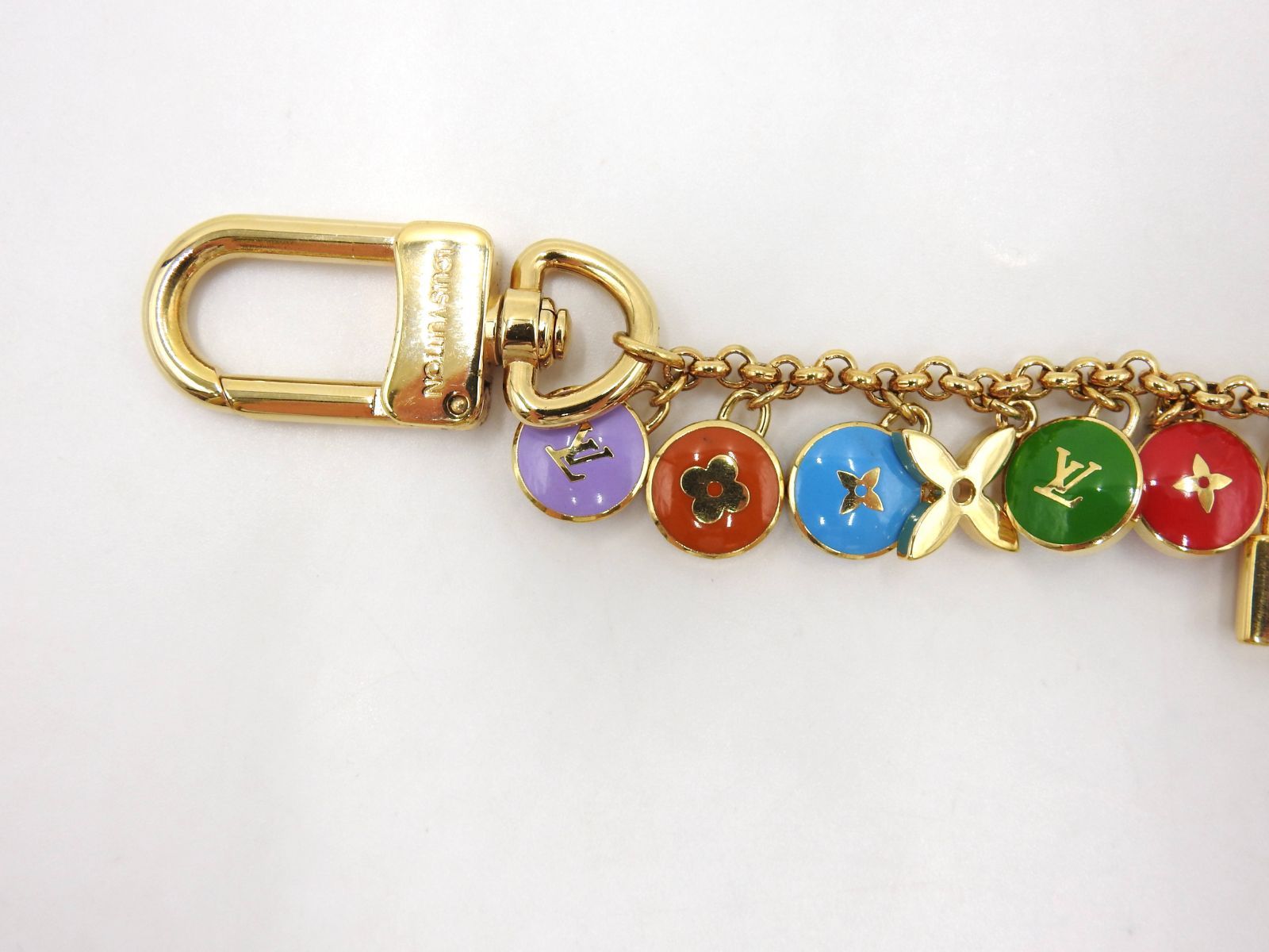 ルイヴィトン ポルトクレ シェンヌ パスティーユ キーリング