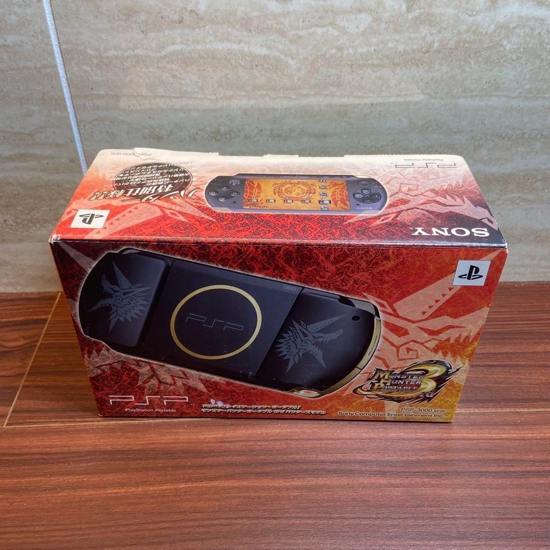 PSP 本体 3000 モンスターハンターポータブル 3rd 3979