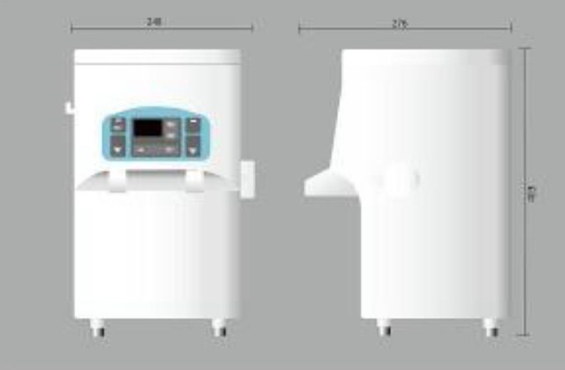 強電解水生成装置 LABO S-II強酸性水／強アルカリ水生成装置（各２L 