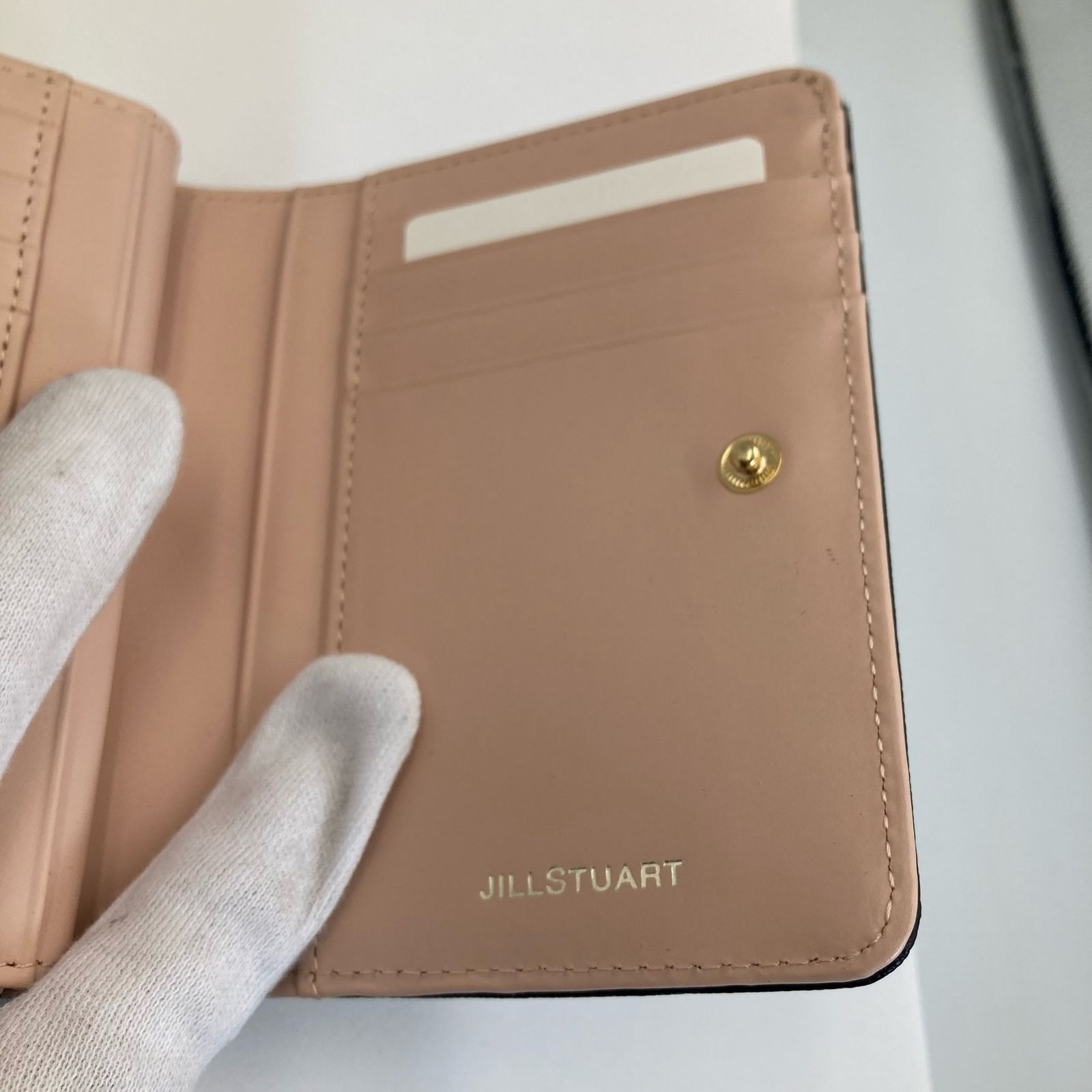 JILLSTUART 二つ折り財布 がま口 エターナル 指輪チャーム 外箱付 ジル