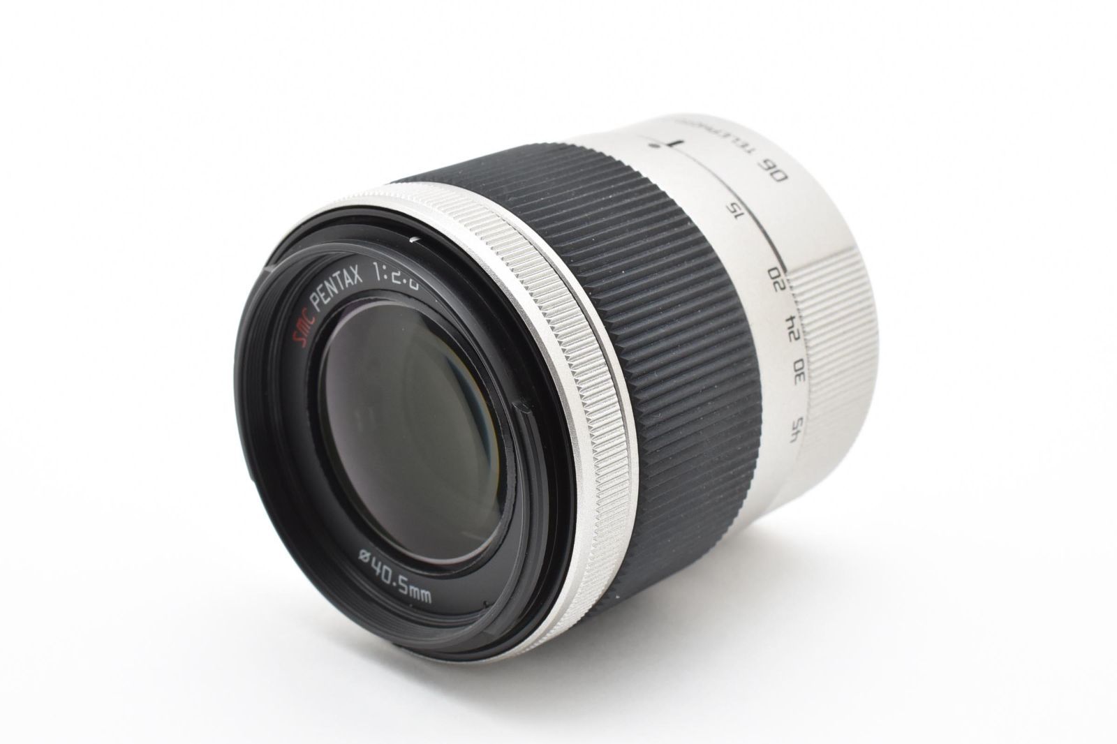 外観 上 ペンタックス SMC PENTAX 15-45mm F2.8 ED IF 06 TELEPHOTO ZOOM シルバー Qマウント用 完動品 6P8A508038