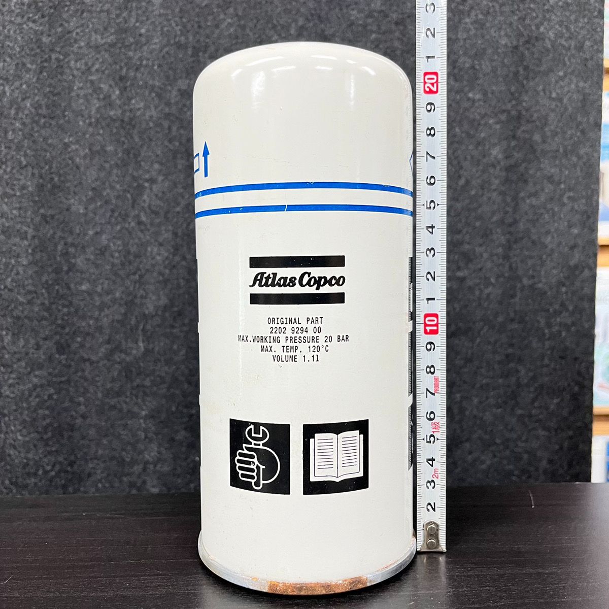 2202 9294 00 オイルセパレーター アトラスコプコ コンプレッサ - メルカリ 