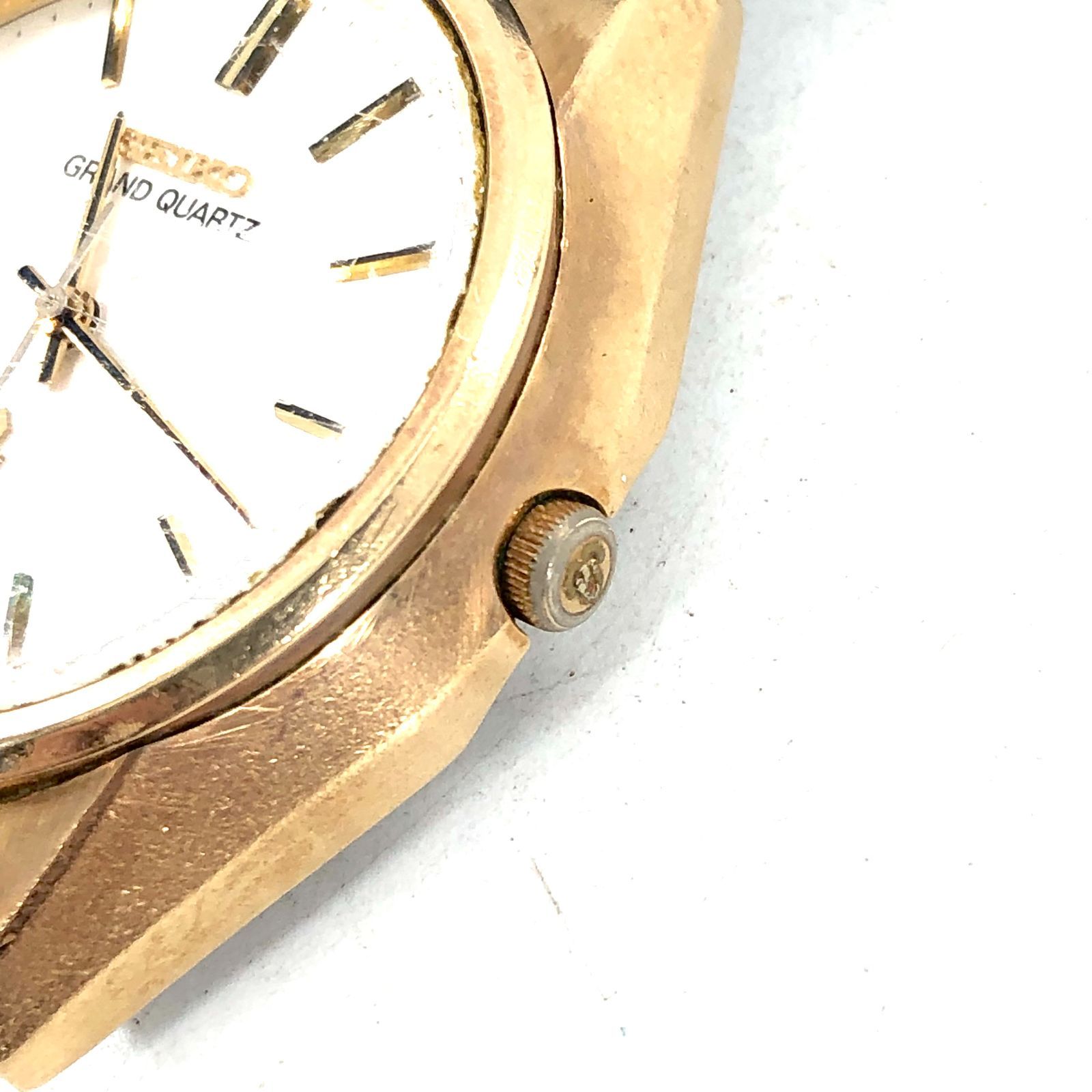 OH済　美品　グランドクォーツ 4840-8041 SEIKO セイコー 4840-8041 グランドクォーツ SS/QZ ホワイト文字