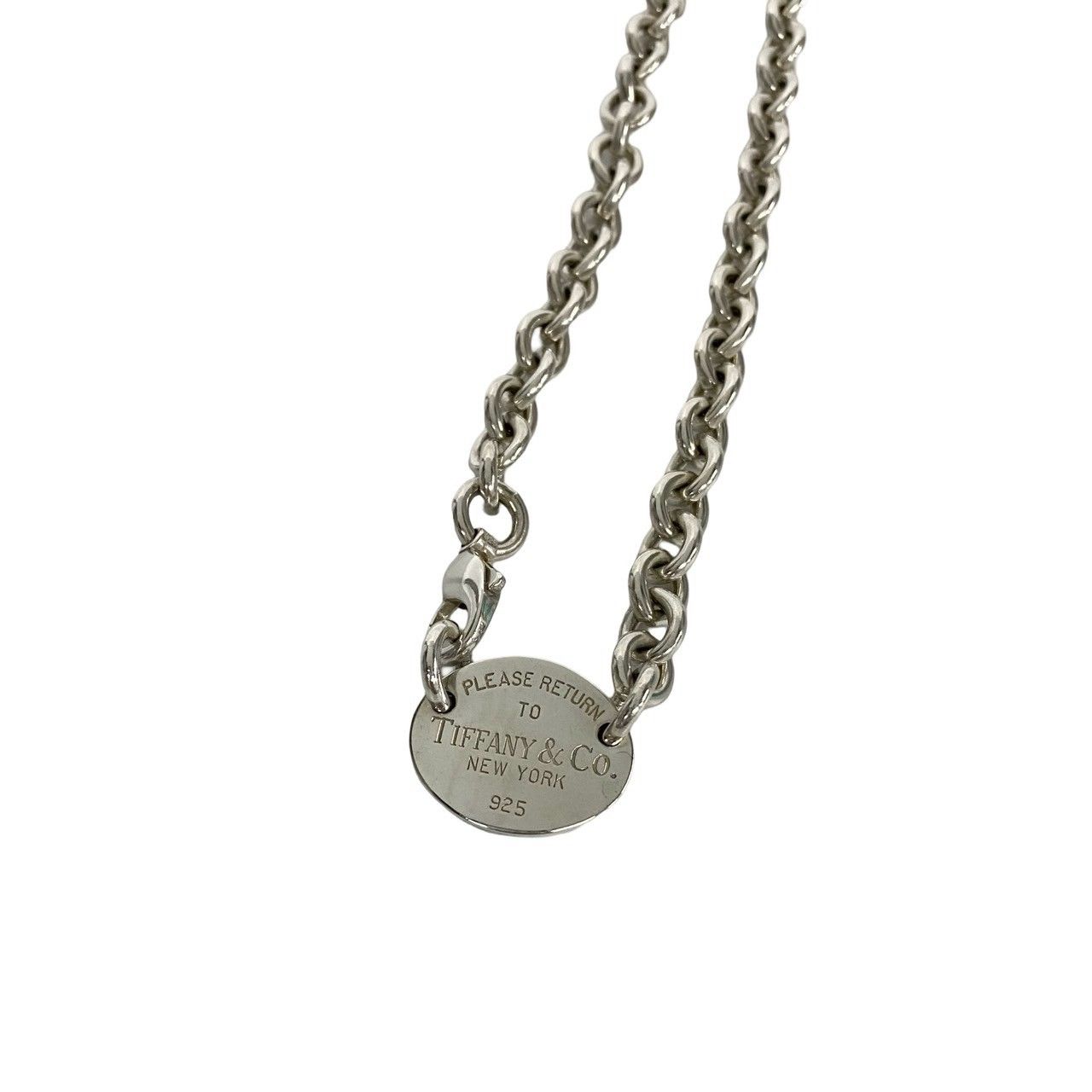 極 美品 箱 袋付 TIFFANY&Co. ティファニー リターントゥ オーバル