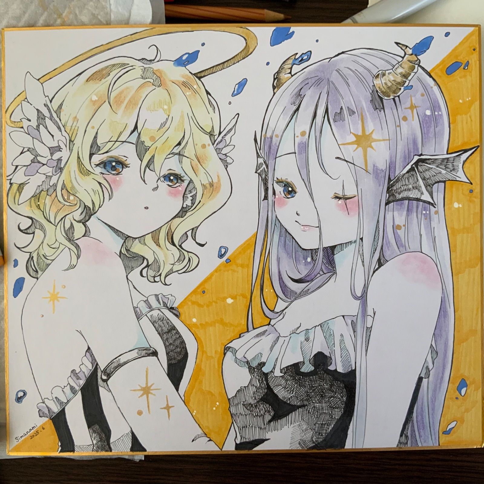 魔法使い☆「オリジナルイラスト絵画原画」 魔法使い☆「オリジナルイラスト絵画原画」