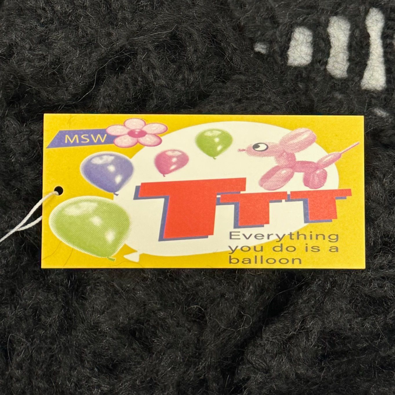 定価63800円 新品 TTT_MSW 23SS Spider Handmade Knit スパイダー ...