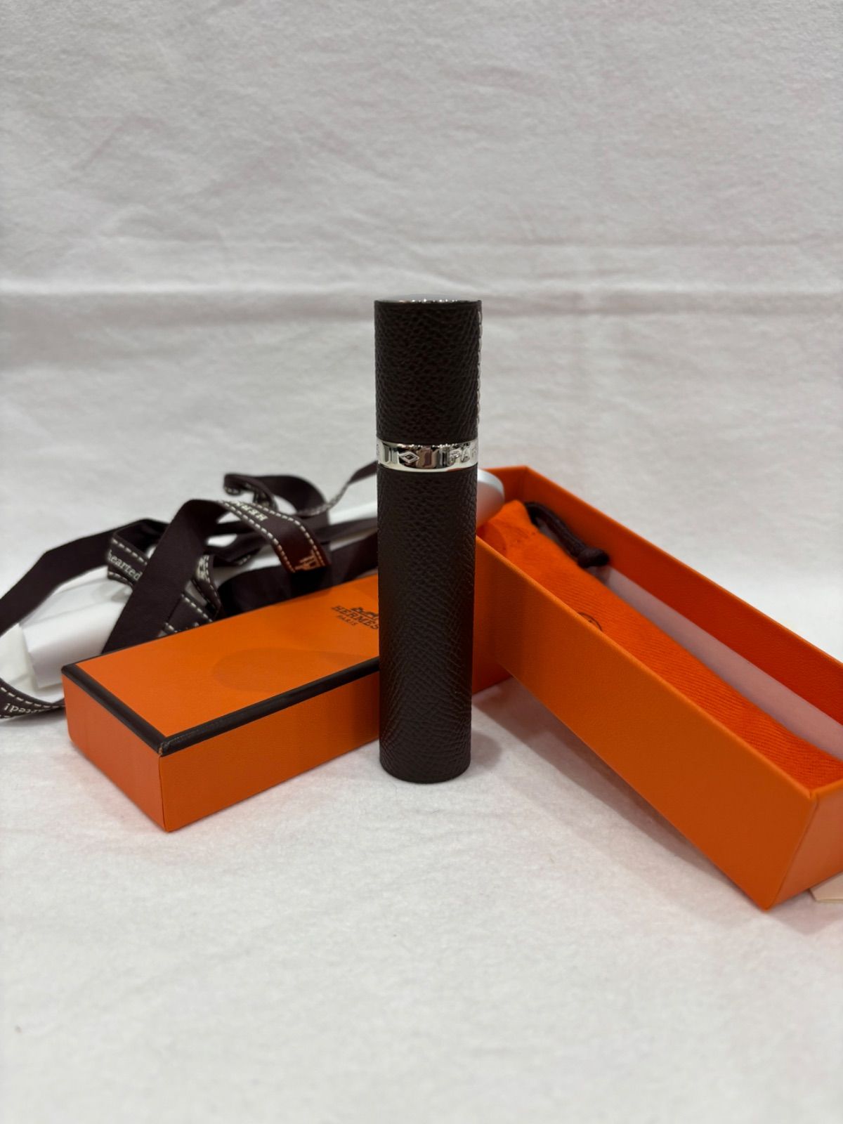 エルメス　アトマイザー　ブラウン　香水携帯用 エルメス アトマイザー ブラウン 香水携帯用