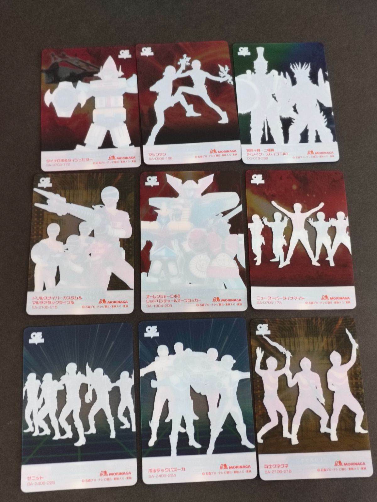 aca283 スーパー戦隊シリーズ 30周年 30th ウエハース クリアカード