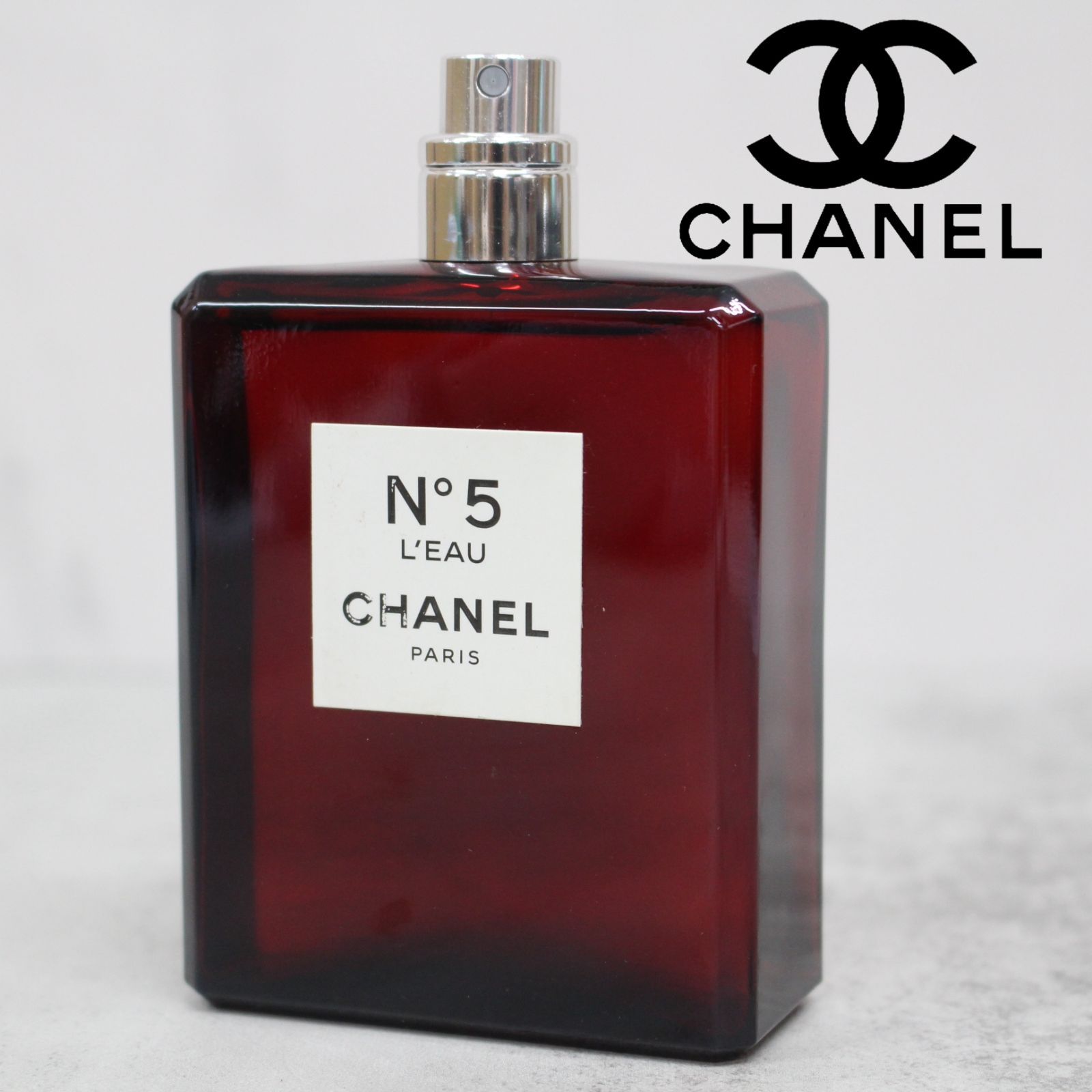 S618)【限定品】CHANEL N°5 ロー オードゥ トワレット 赤ボトル