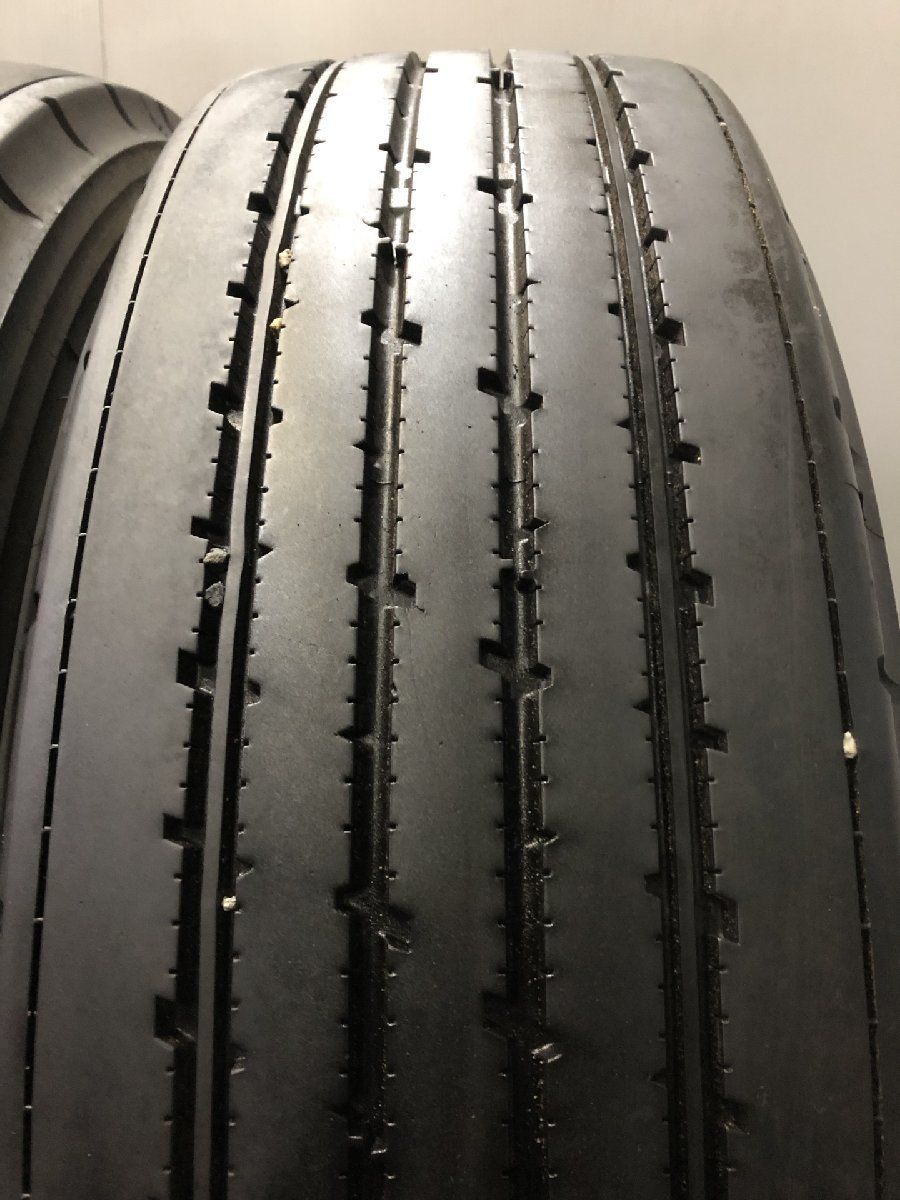 札幌発 引取OK BS RIB R173 245/80R17.5 133/131J 17.5インチ トラックタイヤ 夏タイヤ 6本 21年製 バリ溝 4t 増トン 　(KTS037)